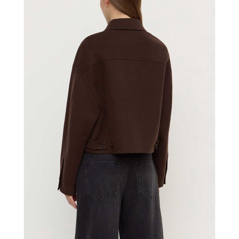 Assembly Label Dallas Wool Jacket Dark Choc image number 1